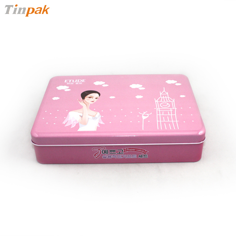 cosmetic tin box